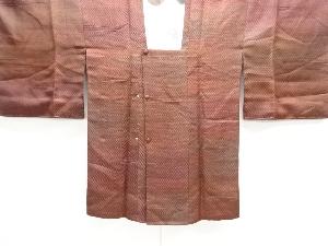 抽象模様織り出し道行コート